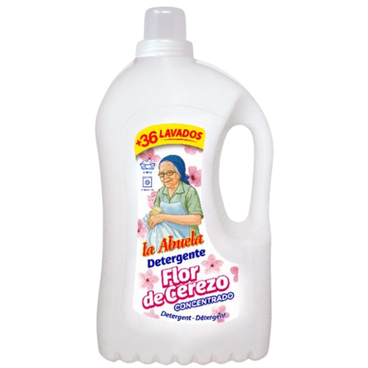 Detergent lichid concentrat La Abuela Flori de cires, 2850 ml