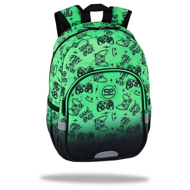 Раница за детска градина Toby Coolpack, GAME OVER GRADIENT, 35 х 26 х 12 см, Многоцветна