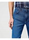 Blugi barbati Wrangler Larston, albastru, talie medie, bumbac
