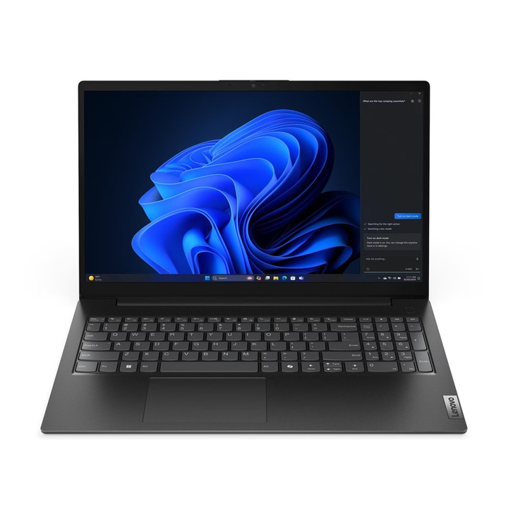 Laptop Lenovo V15 G5 IRL, 83HF00H6RI, 15.6", Intel Core 7 240H (10-core), Intel Graphics, 16GB 5200MHz (1x16GB) DDR5, Negru