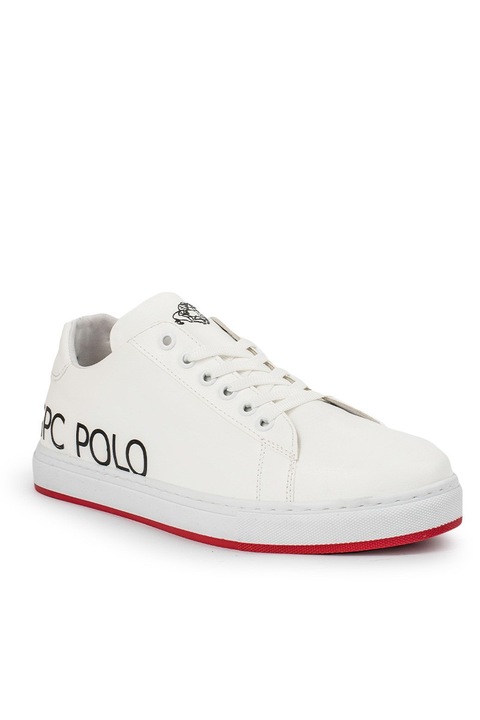 Pantofi sport barbati, Piele ecologică, Grand Polo Club, 331194, Alb, 40
