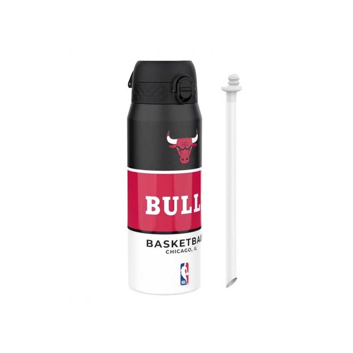 Termosuri Ion8 750ml, multicolor, design NBA Chicago Bulls, rezistent la scurgeri, usor de utilizat