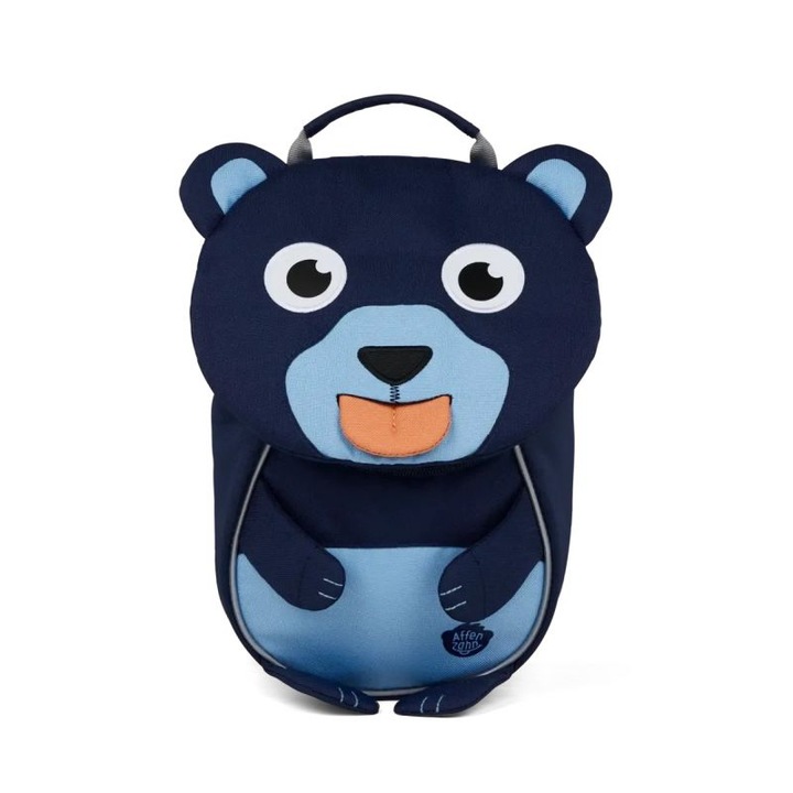 Affenzahn óvodai hátizsák, medve modell, ergonomikus kialakítás, újrahasznosított anyag, 17x11x25cm, 4 liter