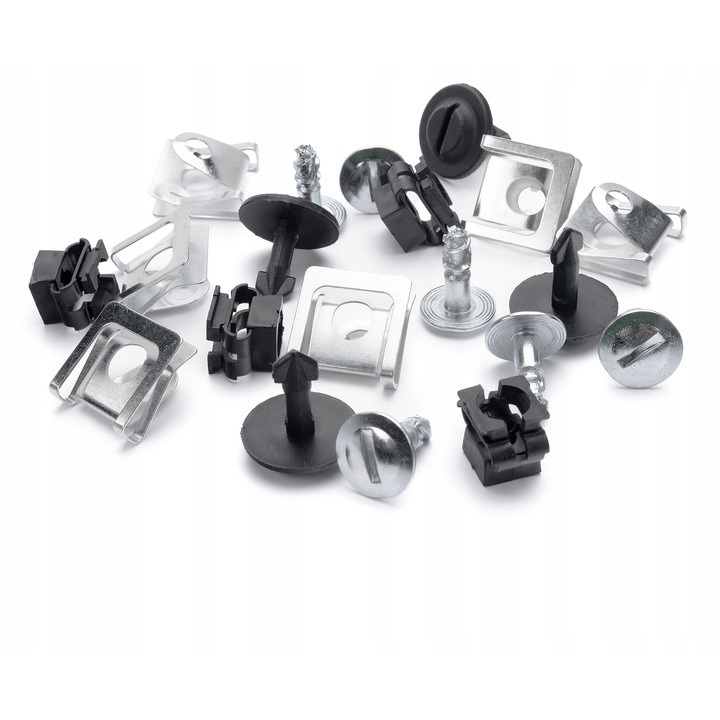 Set montaj 20 elemente, AWParts, cleme placa, pentru protectia motorului, pentru PASSAT A4 B5