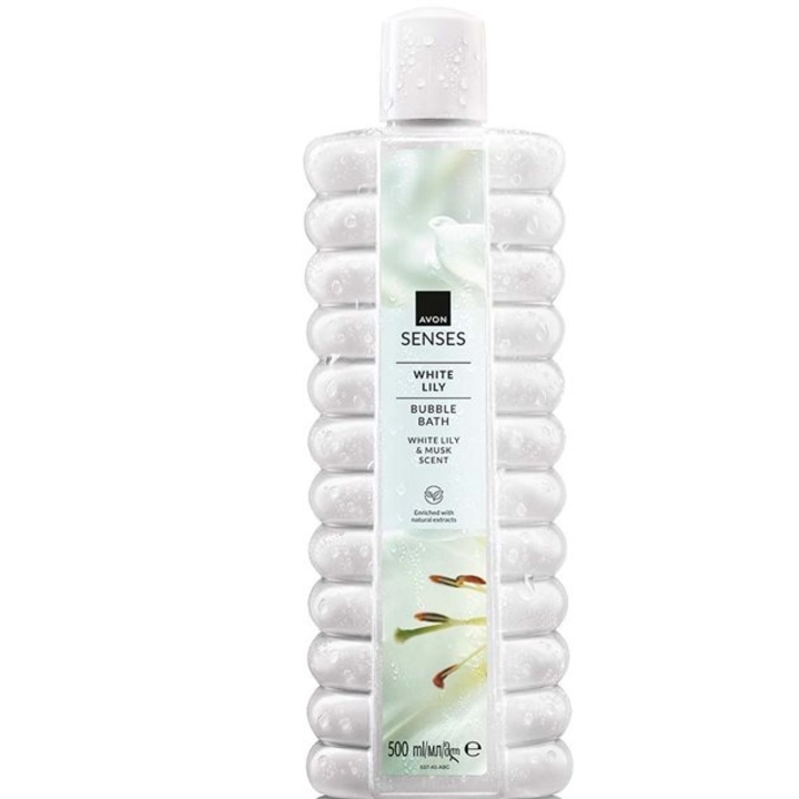 Spumant de baie White Lily Avon 500 ml cu crin alb si mosc