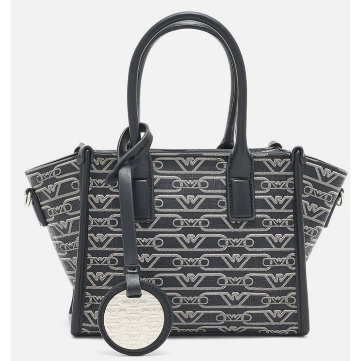 Geanta shopper Armani, model EW000371AF11951-FC033, ecologica, neagra, 29x16x10cm