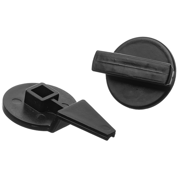 Clema de inchidere torpedou, set 2 buc, AWParts, negru, compatibil cu VW, Audi, Seat