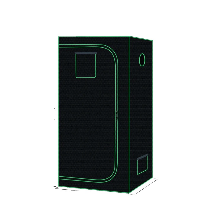 Növényház, vízálló kivitel, tartós szerkezet, 90x90x180cm