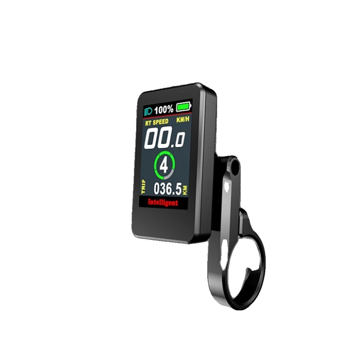 Kit de conversie bicicleta electrica, display 560C, motor mid hub drive, instalare usoara, compatibil cu Bafang