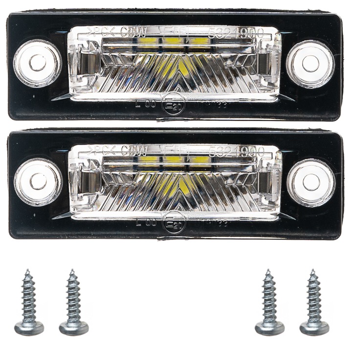 Set lampi LED pentru iluminarea numarului de inmatriculare, AWParts, Volkswagen, rezistente la intemperii, 2 bucati