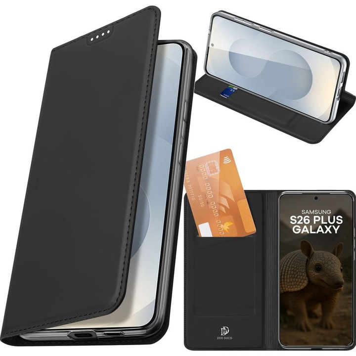 Калъф, Dux Ducis Skin Pro за Samsung Galaxy S26 Plus, Черни