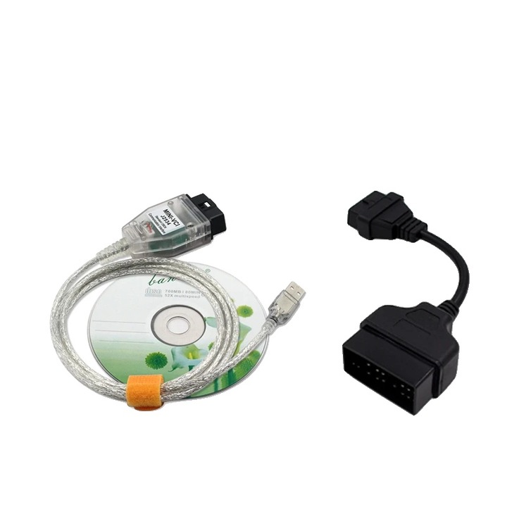 Диагностичен кабел MINI VCI 22PIN, висока съвместимост, размери 25x5x3cm