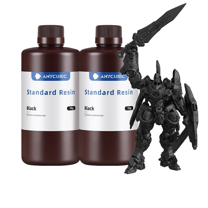 Rasina 3D, 2KG, fekete, gyors kikeményedési idő, nagy pontosság