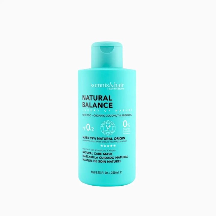 Masca de par Somnis&Hair Natural Balance, fara silicon si sulfati, 250ml