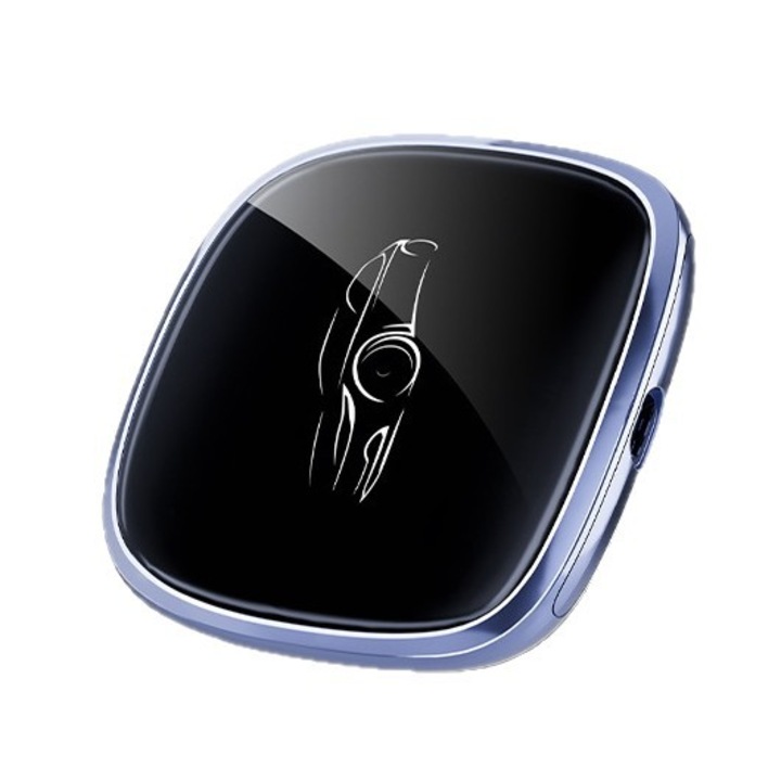 Adaptor pentru masina, CarPlay cu fir, Android Auto, 4+64 GB, dual-core, ecran HD de 7 inci, plug-and-play, compatibilitate extinsa, portabil, albastru