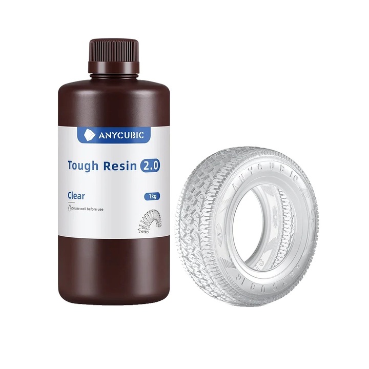 Rasina 3D, Átlátszó, 1KG, Rugalmas, Ütésálló