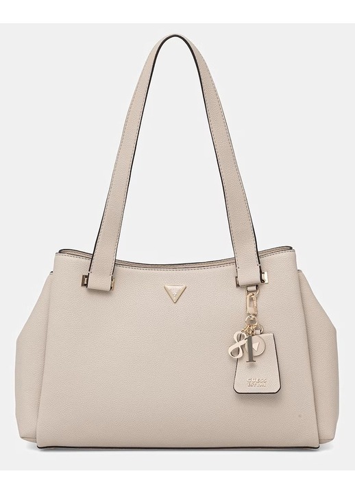 Geanta dama Guess EVIE, mpez, ecologic, 41x25x15cm, 3 compartimente