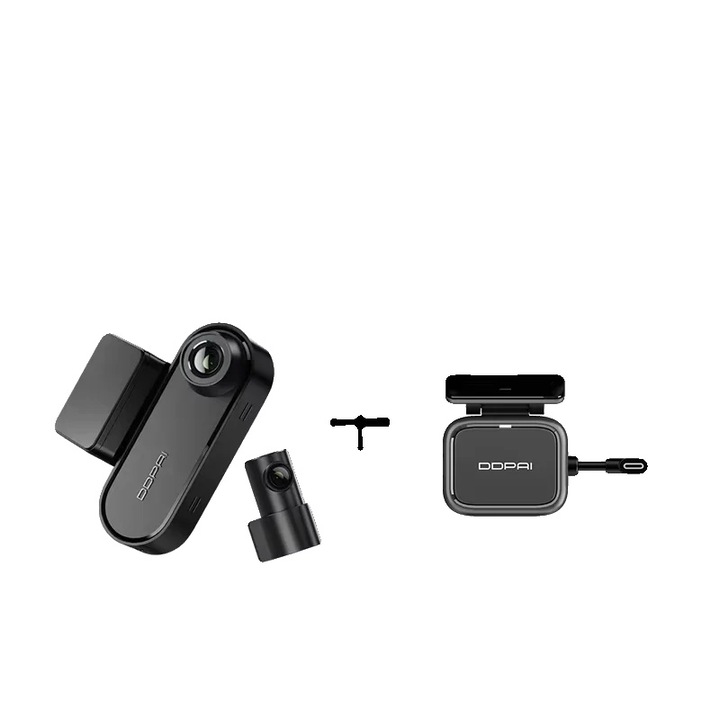 Camera auto DVR N5 Dual n Radar, inregistrare 4K, protectie parcare inteligenta, 32GB stocare interna, card SD 64GB inclus