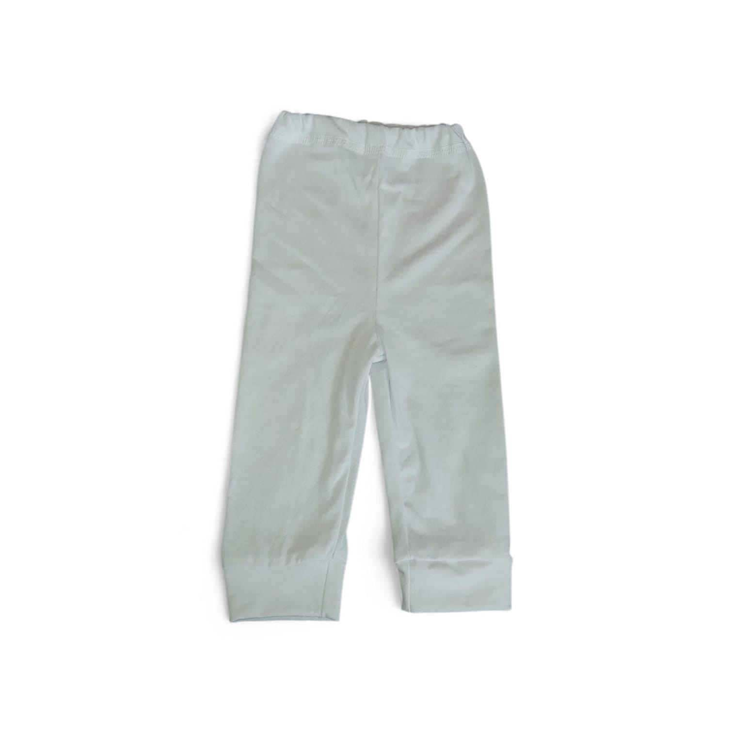 Pantaloni copii - Pantaloni Copii, Marime 68 cm, PM-2601-J Alb, 3-6 Luni, Jersey 100% Bumbac, Albatex Home