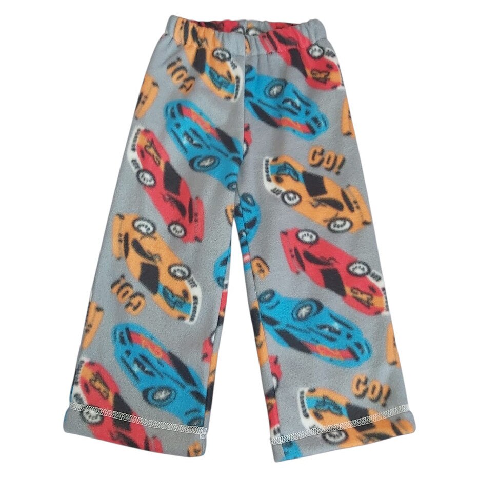 Pantaloni copii - Pantaloni Copii din Polar, Marime 104 cm, PC-26103-PO Gri Masinute, 3-4 Ani, Albatex Home