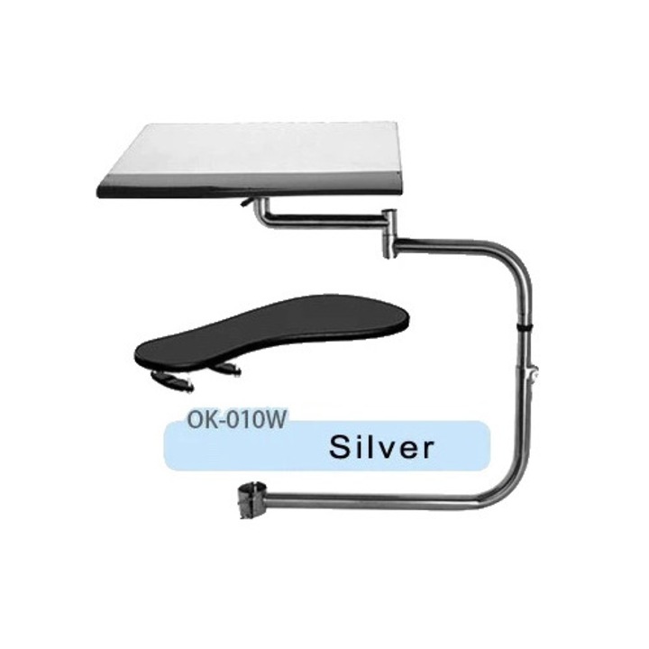 Suport multifunctional pentru laptop, ajustabil, constructie solida, 45cm, 20kg, set cu mouse pad 48x23cm