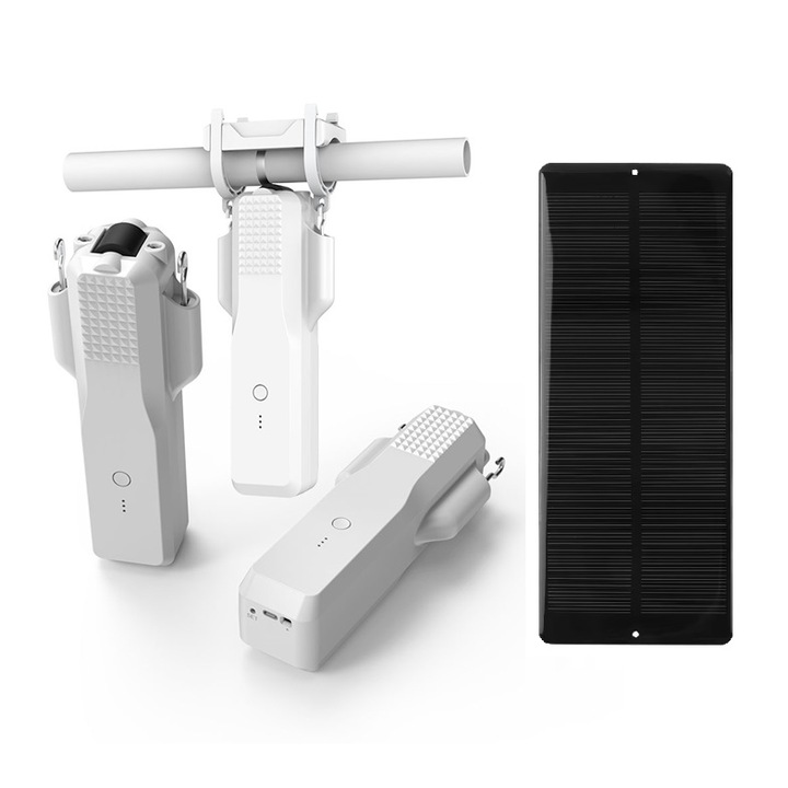 Univerzális robot redőnyvezérlés ZM86EL-2B napelem panellel - ZigBee / RF 433MHz, Tuya