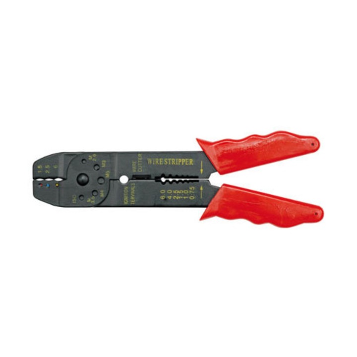 Vorel fogó csatlakozók krimpeléséhez 210mm