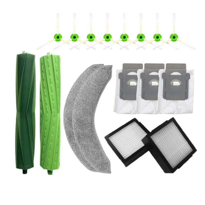 Комплект резервни части за робот прахосмукачка iRobot Roomba Combo J7+, основна четка, странични четки, филтри