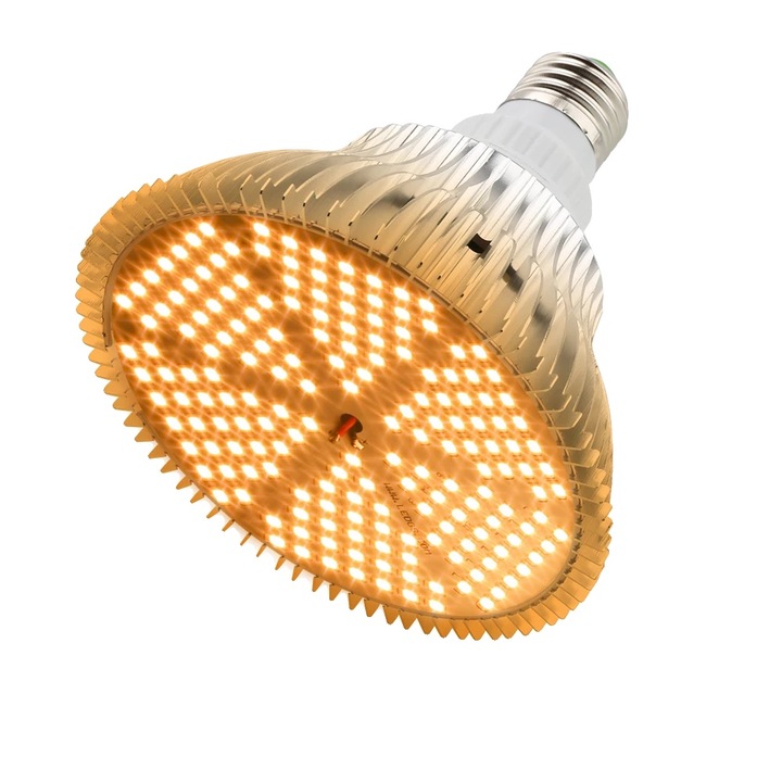 Lampa de crestere LED, 150W, 260 LED-uri, spectru complet, 20W consum, 0.5-2m² acoperire
