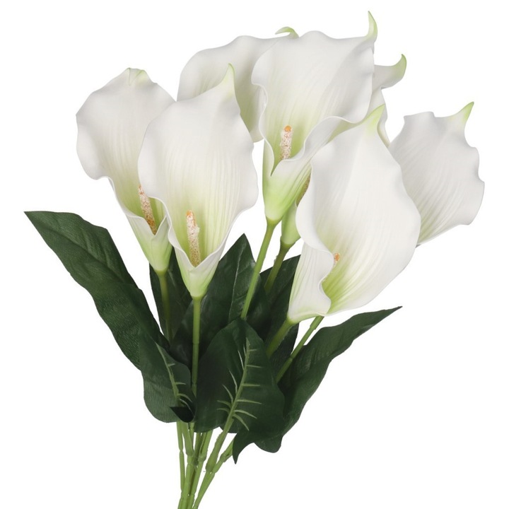 KALA művirág csokor, 7 virágos, 60cm, többszínű