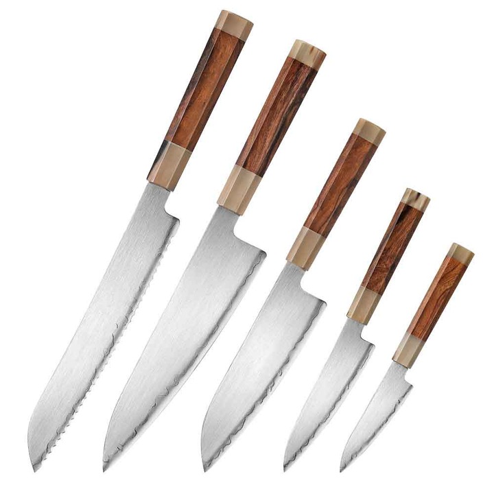 Set 5 cuțite de bucătărie Xinzuo X05Z