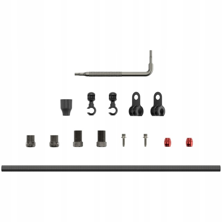 Комплект спирачен кабел Sram, 2000 мм, черен, за хидравлични MTB и шосейни спирачки