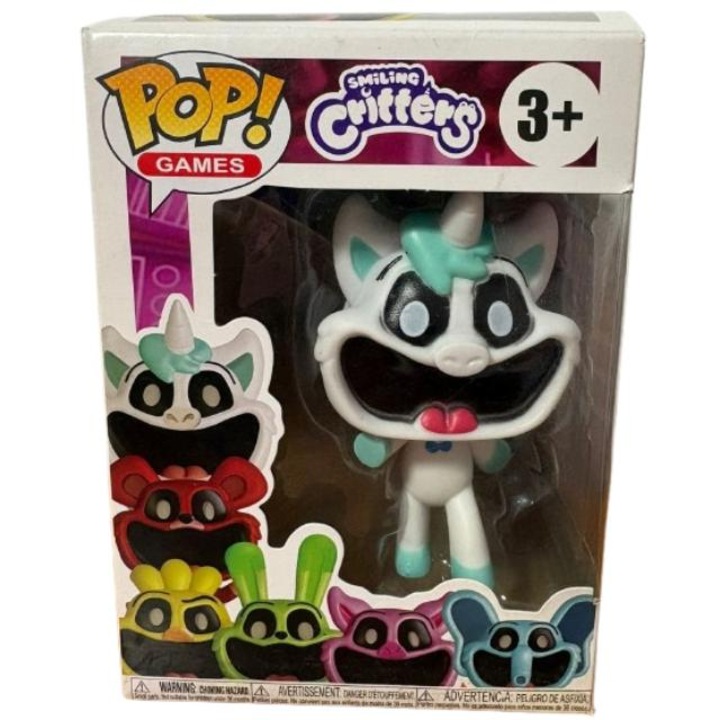 Фигурина Craftty Corn, Smiling Critters, 12см, бяла