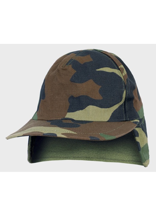 Caciula De Iarna Cu Cozoroc Si Protectie Urechi, Demobil, Marimea 56-57, Design Tactic Functional Cu Captuseala Din Polar Moale Si Confortabila Pentru Izolare Termica Optima Impotriva Frigului La Antrenament Vanatoare Si Outdoor, Woodland