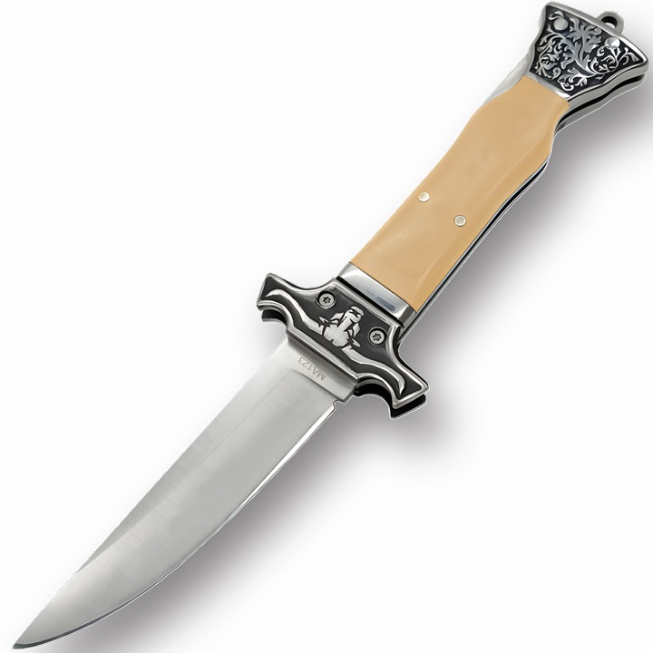 Cutit pliabil pentru exterior MA123 - B - Galben