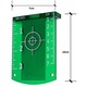 Placa laser cu magneti pentru laserul verde, XTECH, 10cm x 7cm, scala cm si inch