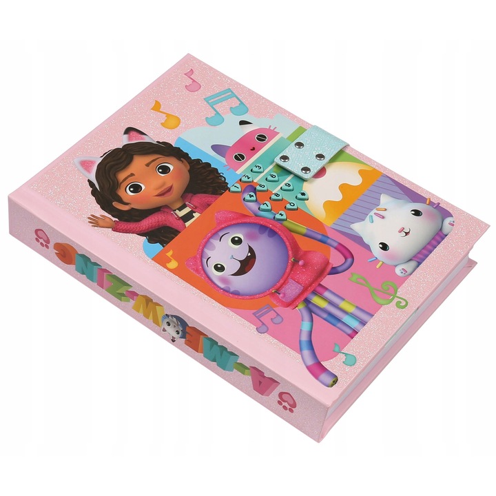 Jurnal Secret Disney Gabi, Design Colorat, Inchidere cu Cod, Efecte Sonore, Pagini Liniate