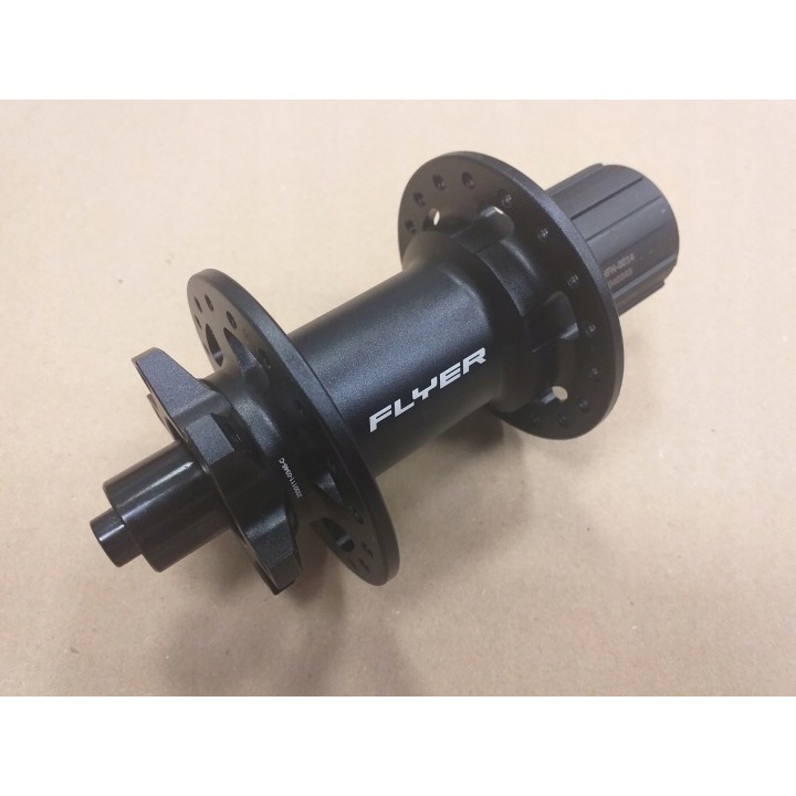 Butuc spate Flyer BMT-004 Disc 135 mm QR 36H MTB E-Bike 6 suruburi negru