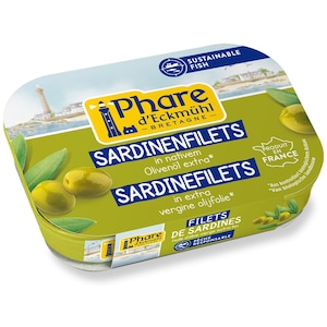 File de sardine in ulei bio de masline extravirgin, 100g