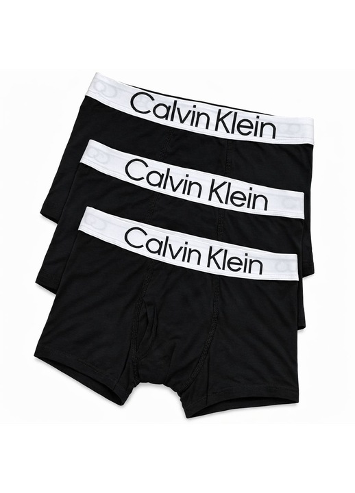 Set boxeri barbati, 3 perechi, negru, marime L