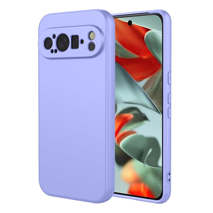 Husa telefon, UPLAI, Google Pixel 9 Pro, Silicon, Mov