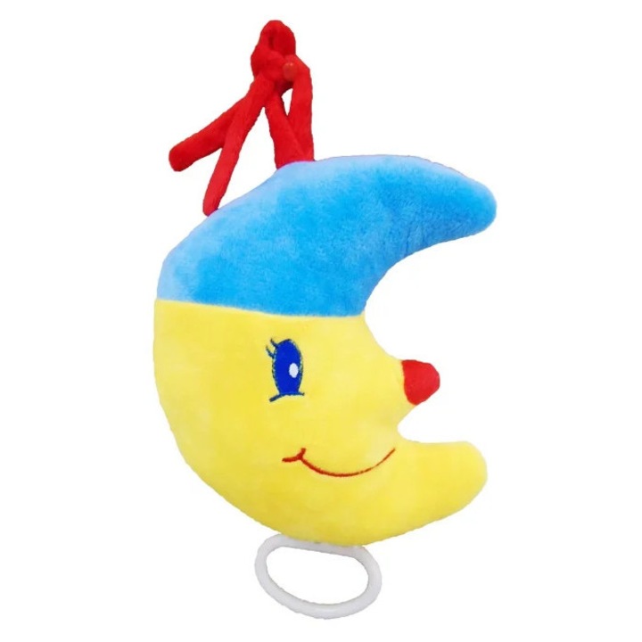 Jucărie de Plus Muzicală pentru Bebelusi, Stea, 20 cm, Melodie Linistitoare