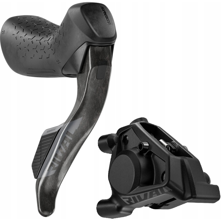 Комплект спирачка и спирачен апарат Sram Rival E1 AXS, хидравлични, черно-сиви, 950x1800 мм