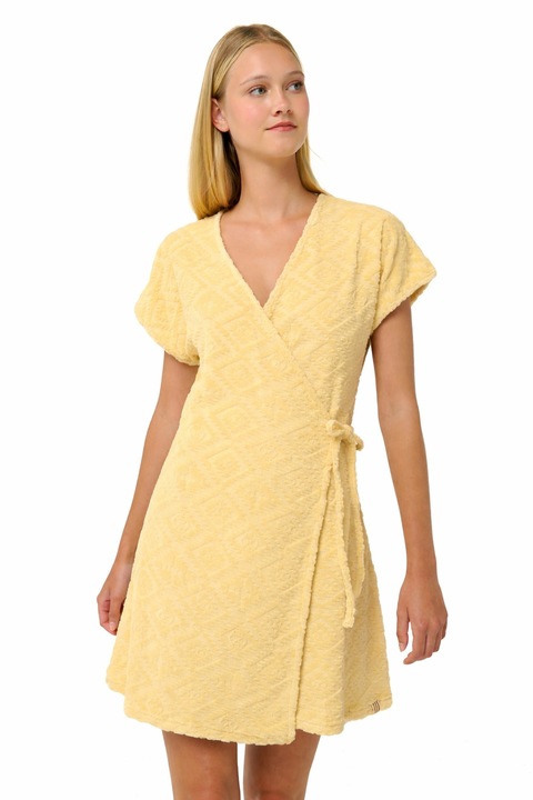 Női halat, Vamp, pamut, sárga, Sárga