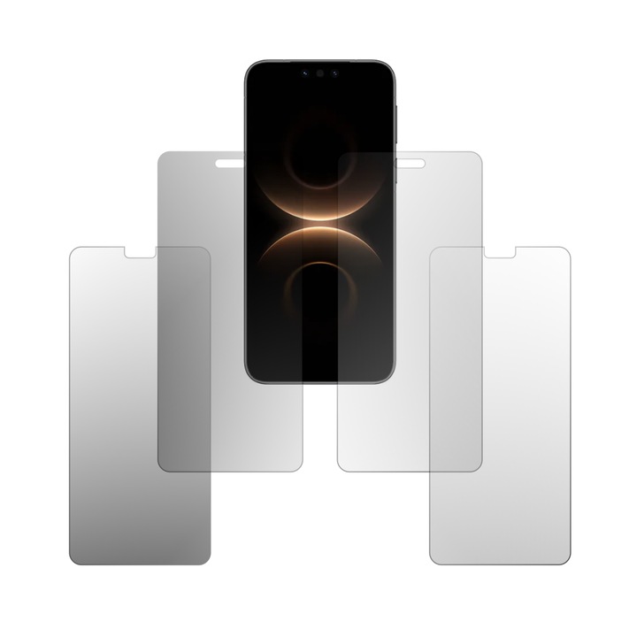 Set 4X Folie Protectie Ecran Folie24, pentru Huawei Mate 80, 2X Ultra-Clear + 2X Mate, Acoperire Full-Display si Case-Friendly, Adezive, Flexibile cu Auto Regenerare