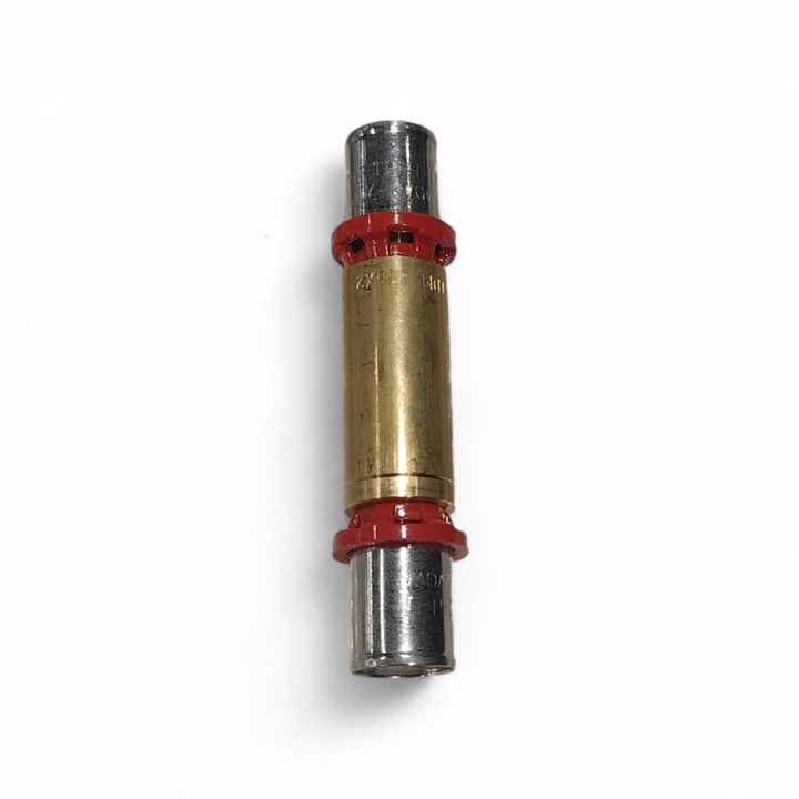 Муфа за ремонт TDM 16 мм, месинг, за водопроводни инсталации, монтаж чрез пресоване