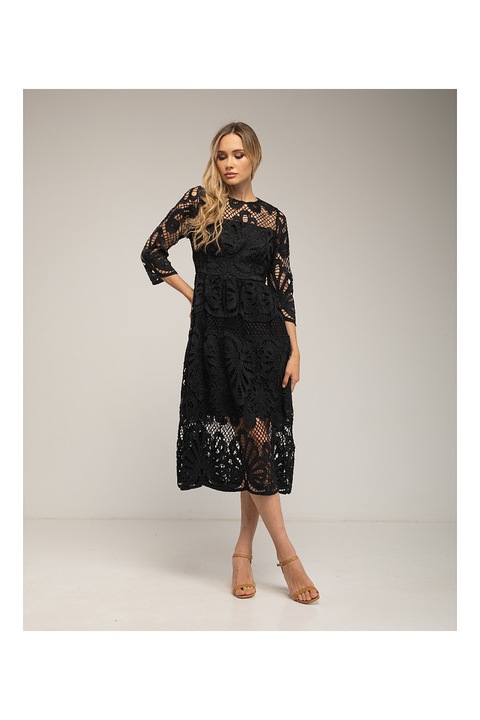 Дамска рокля, Tantra, полиестер, черен, L INTL