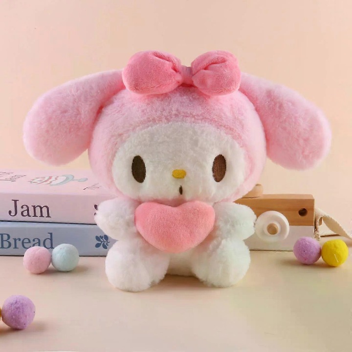 Jucarie de plus, fetita desen animat, perna in forma de lopata, jucarie cadou, My Melody