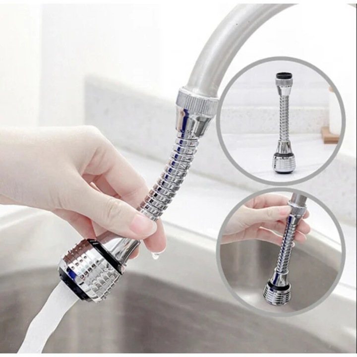 Duza flexibila pentru robinet, adaptor rotativ 360, accesorii baterii sanitare