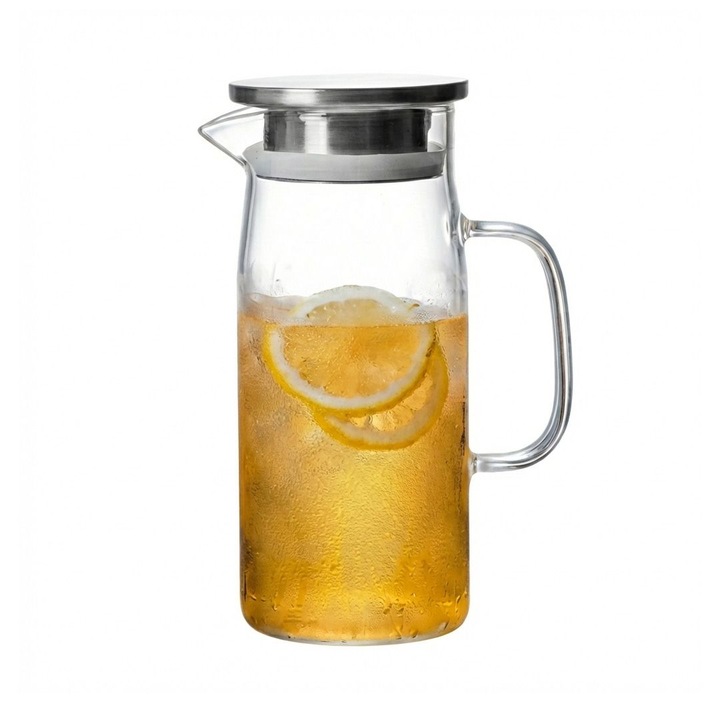 Кана за чай SYК-030 - 1100 ml, боросиликатно термоустойчиво стъкло